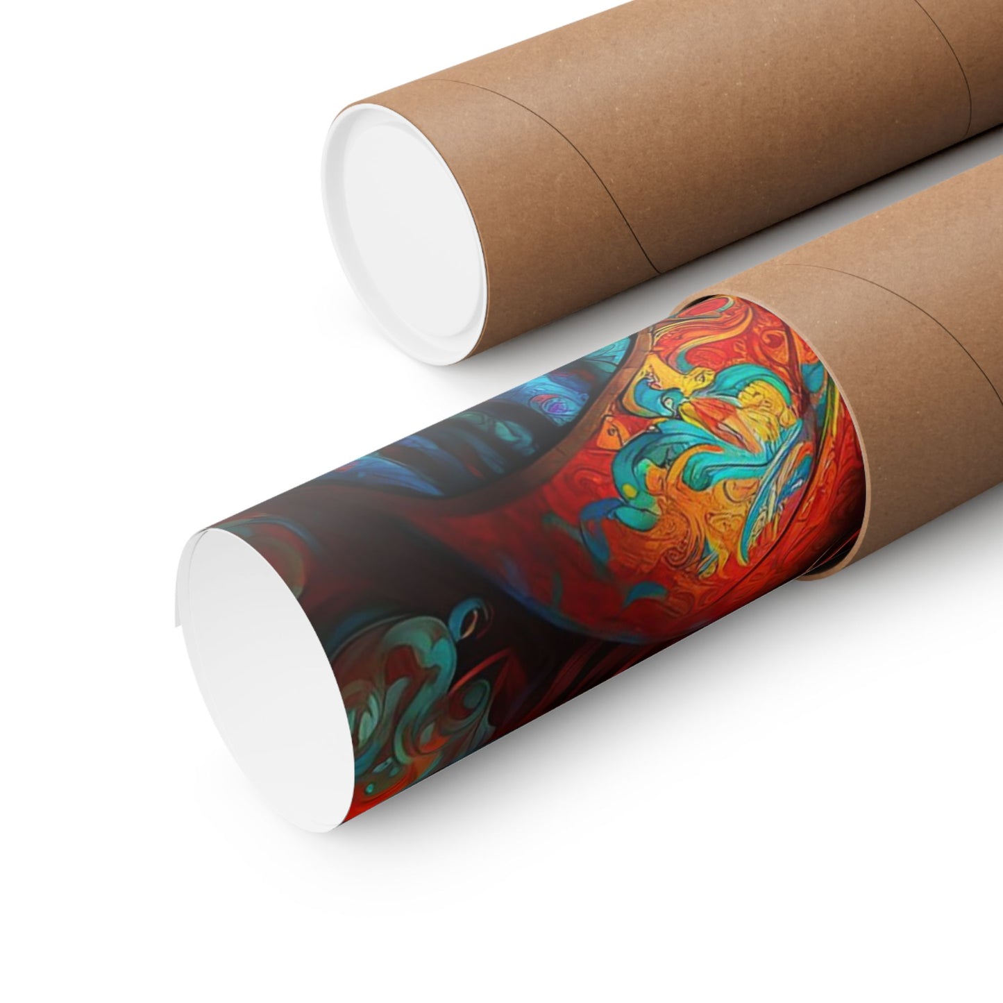 Ephemeral Elegance Dragon's Embrace Matte Horizontal Posters