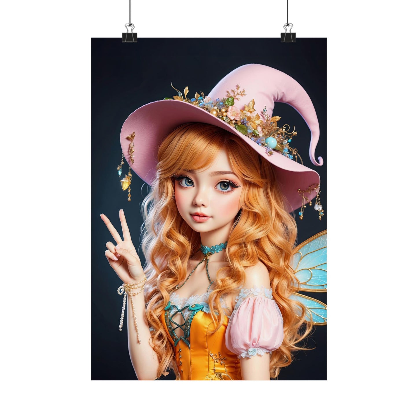 The Peaceful Pixie Matte Vertical Posters