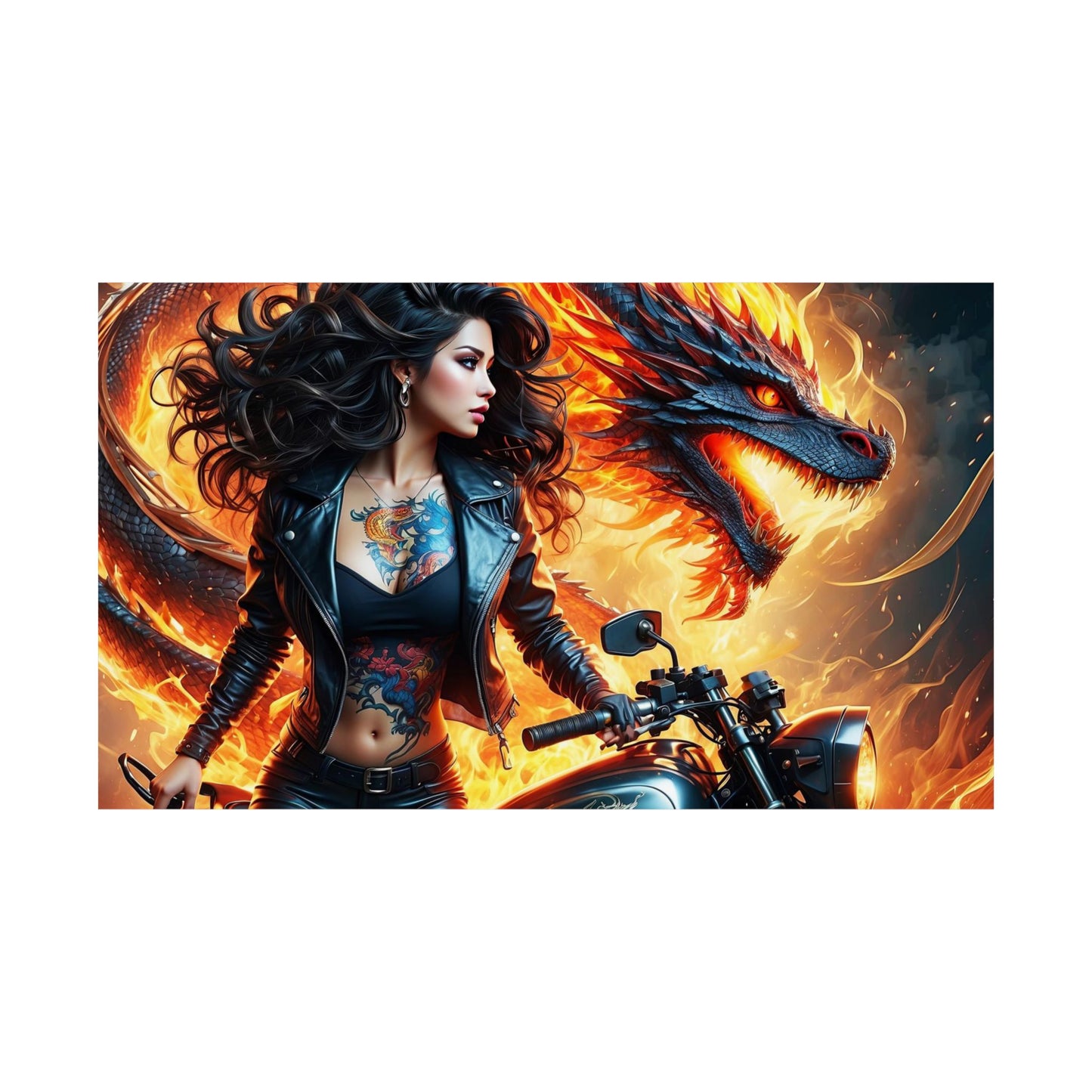 Flames of Destiny Matte Horizontal Posters