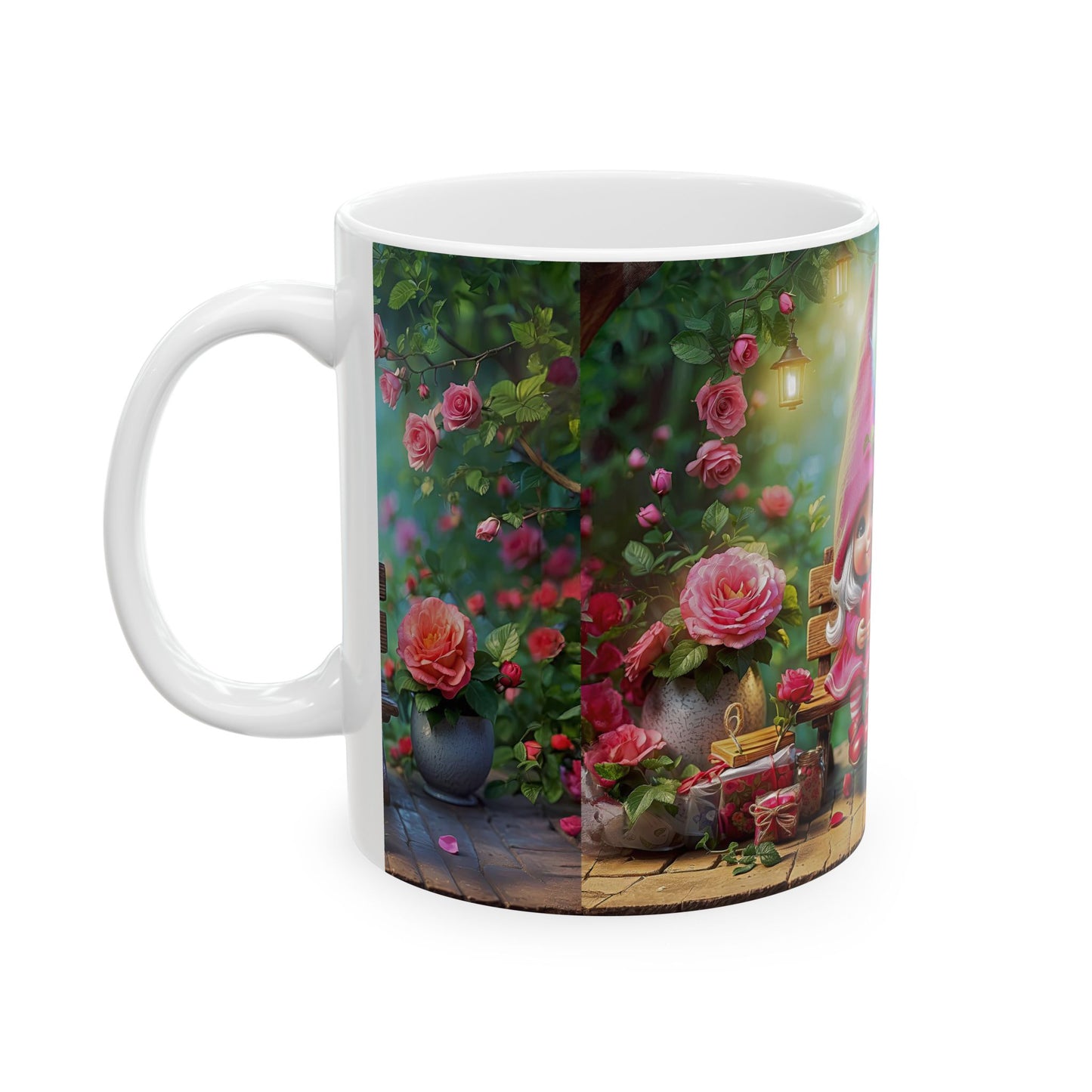 Sip Magic from a Whimsical Garden Ceramic Mug 11oz