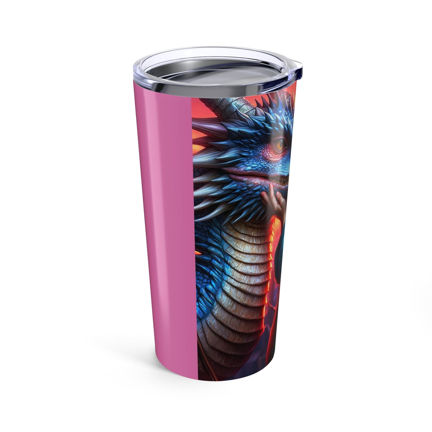 The Enigmatic Dance of Dragon and Dreamer Tumbler 20oz