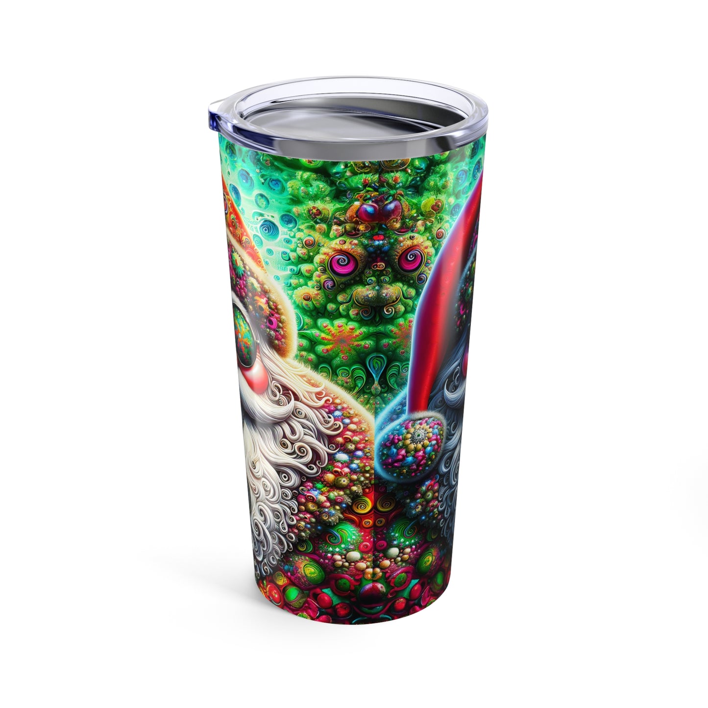 Psychedelic Santa's Peaceful Revelry Tumbler 20oz