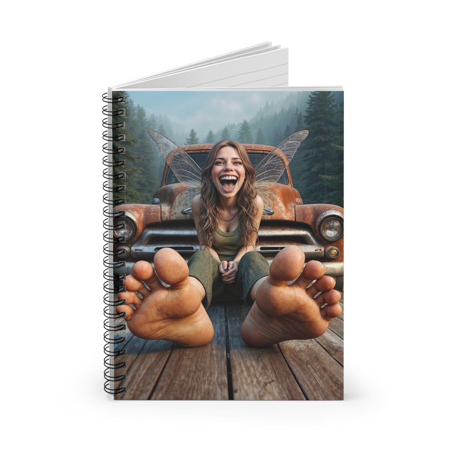 The Fairy with Big Dreams Spiral Notebook - Ruled Line