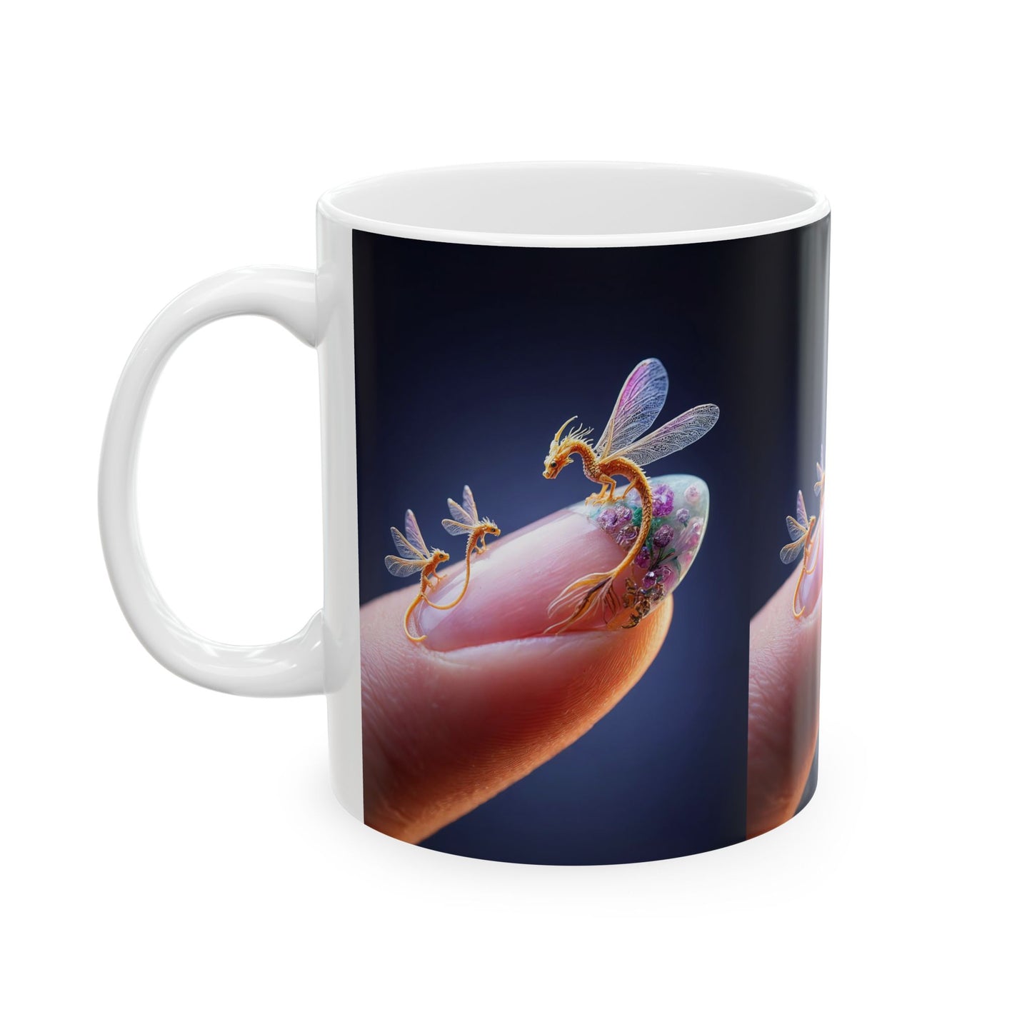 Whispers of the Dragon's Touch Ceramic Mug, 11oz