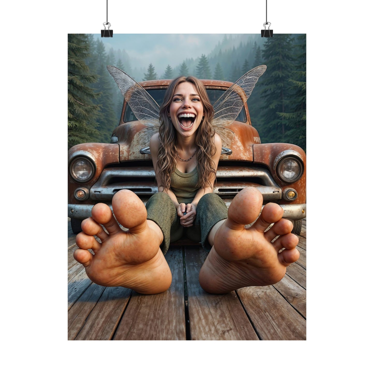 The Fairy with Big Dreams Matte Vertical Posters