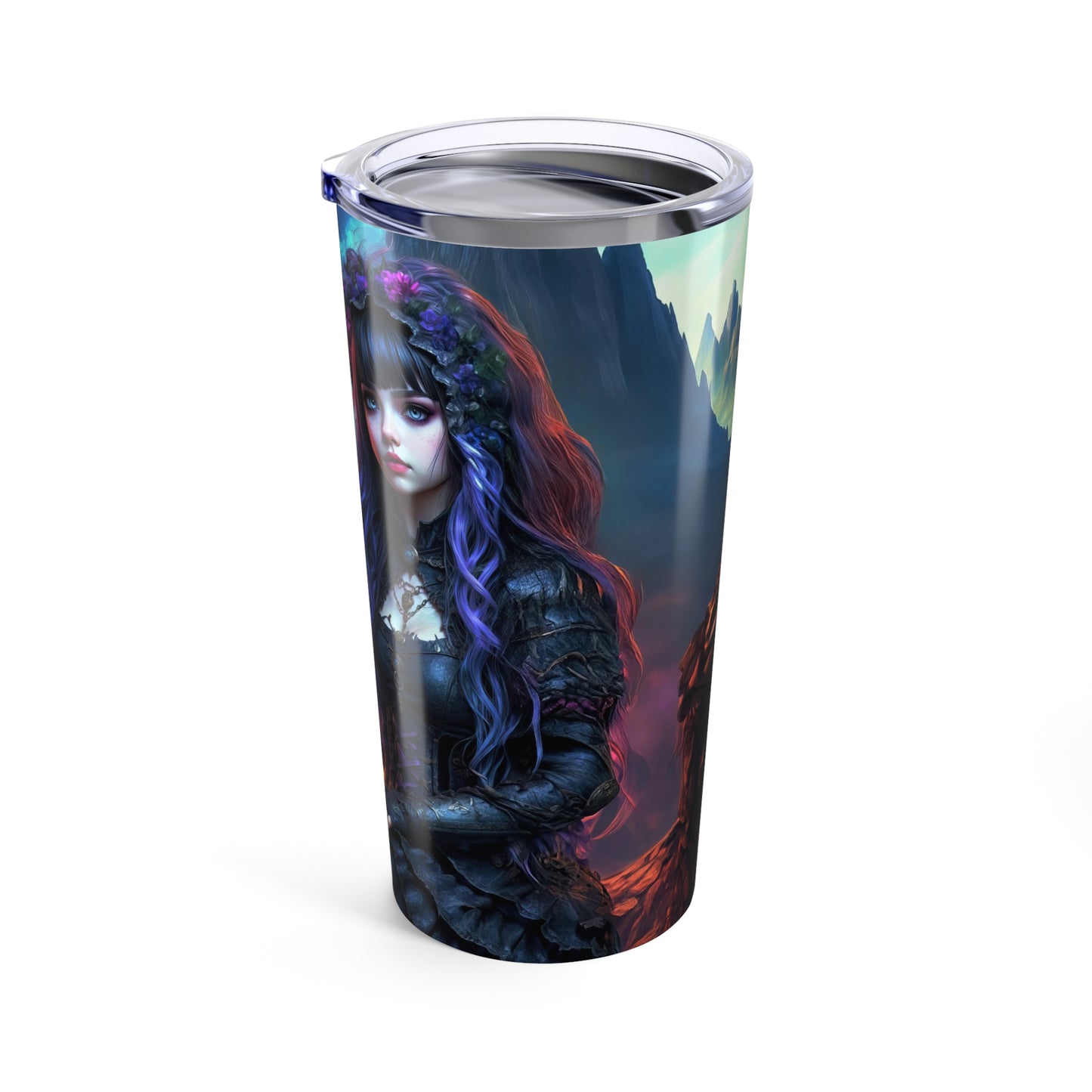 Galactic Elegance: A Cosmic Journey Tumbler 20oz