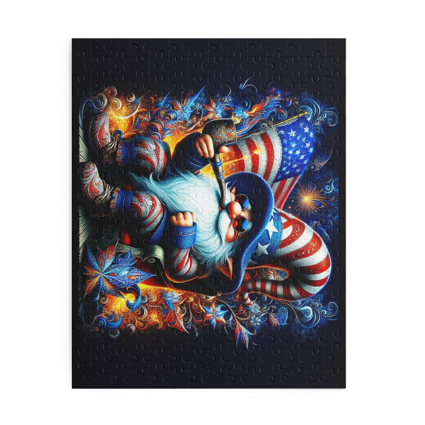 Patriotic Gnome Puzzle (120, 252, 500-Piece)