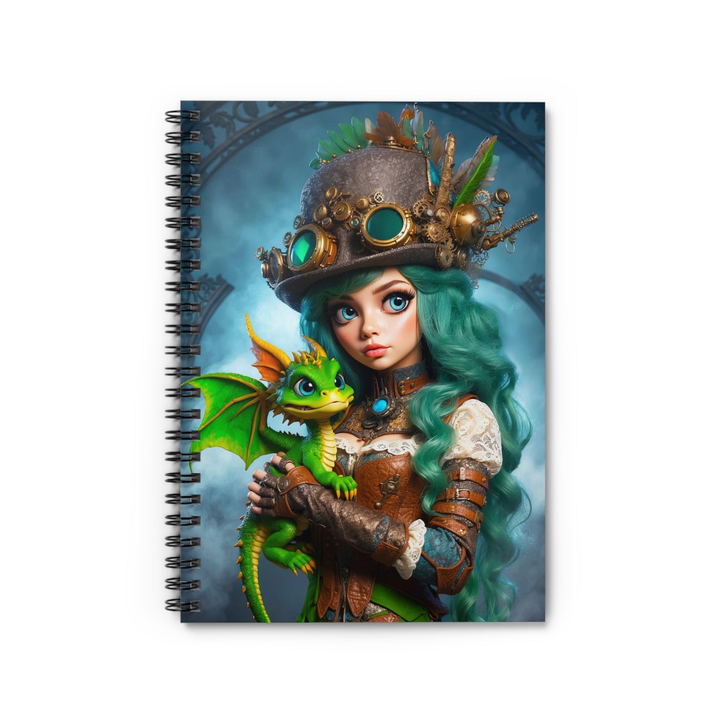 Mystical Guardian's Chronicles Spiral Notebook - Ruled Line