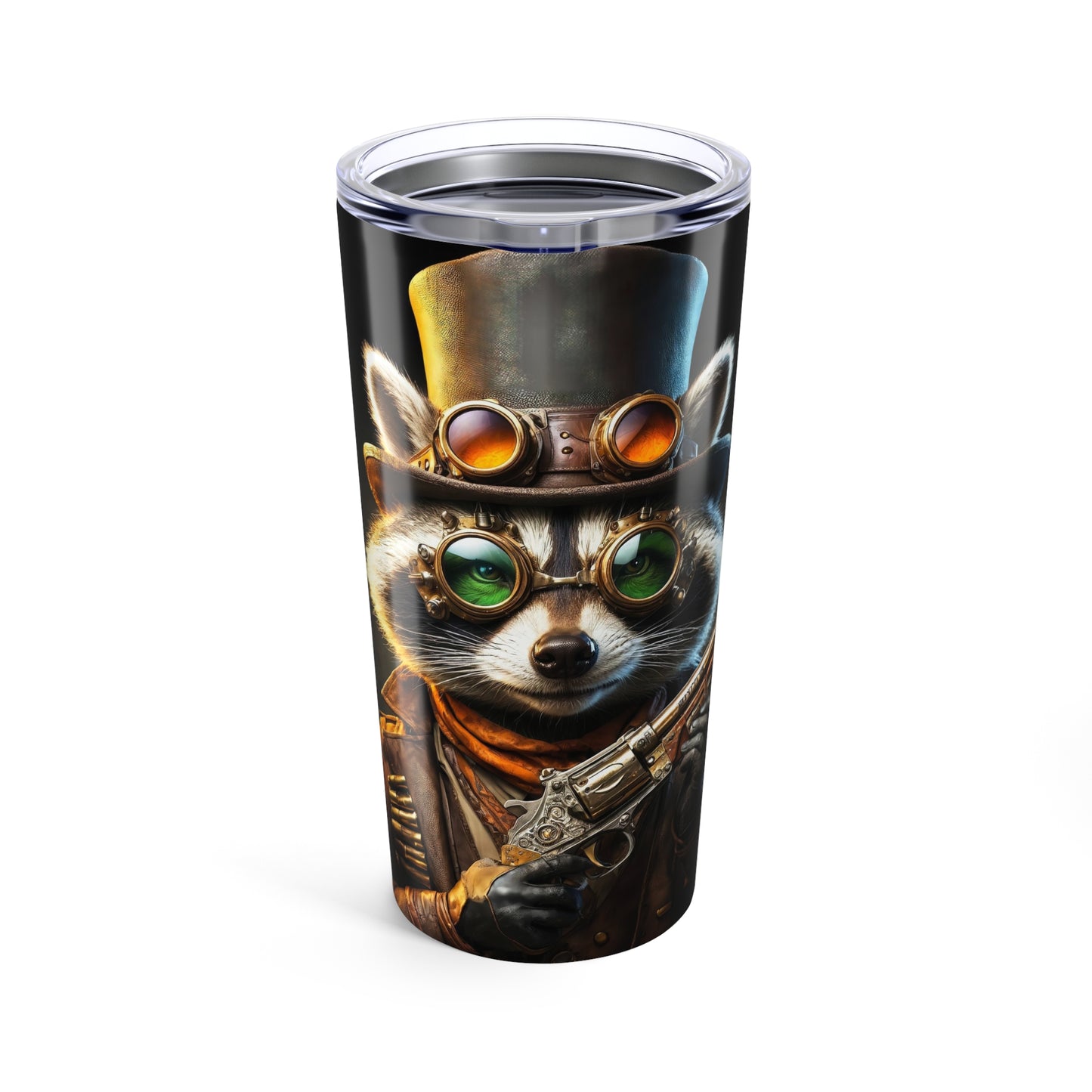 Steam Raccoon Tumbler 20oz