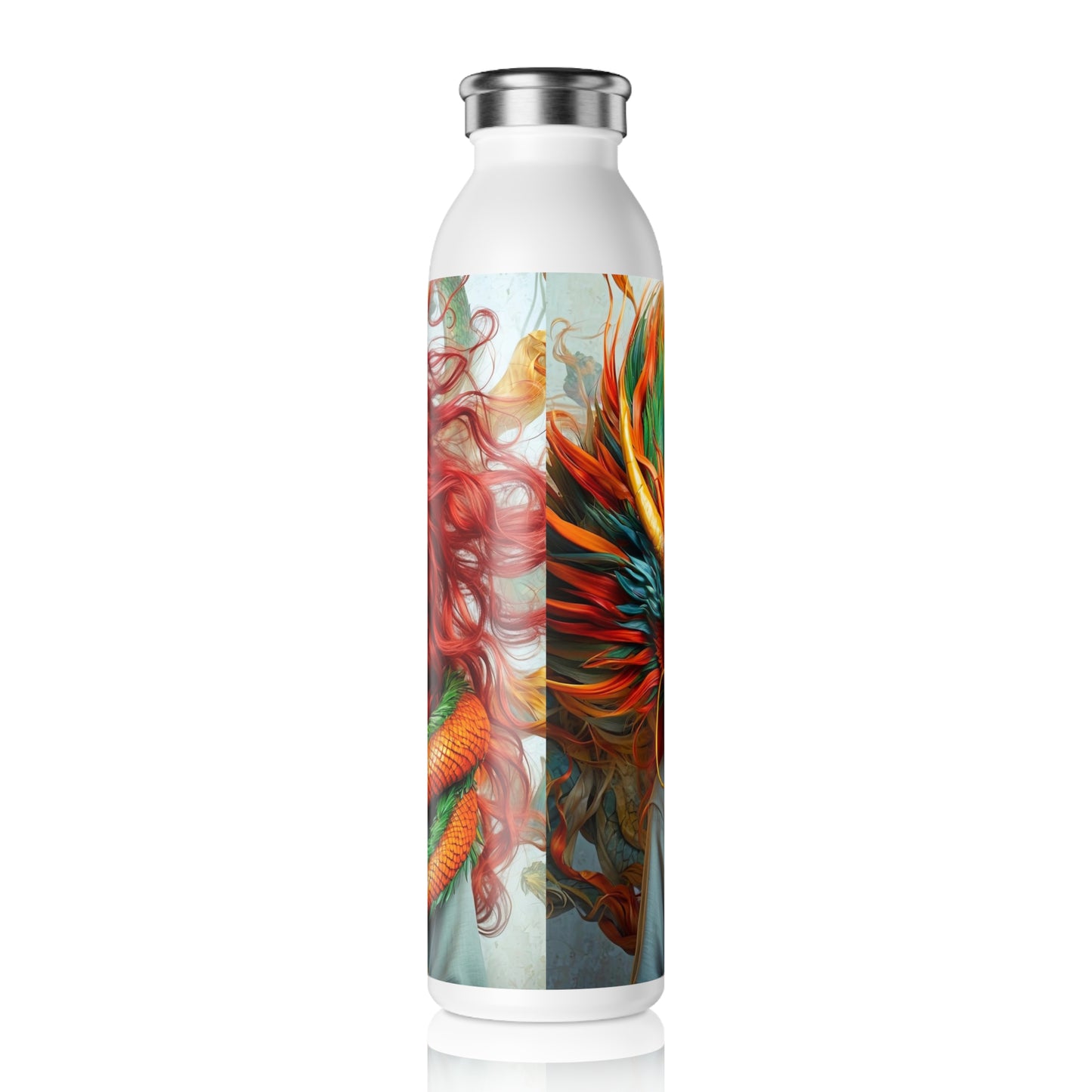 The Dragon's Muse Slim Water Bottle