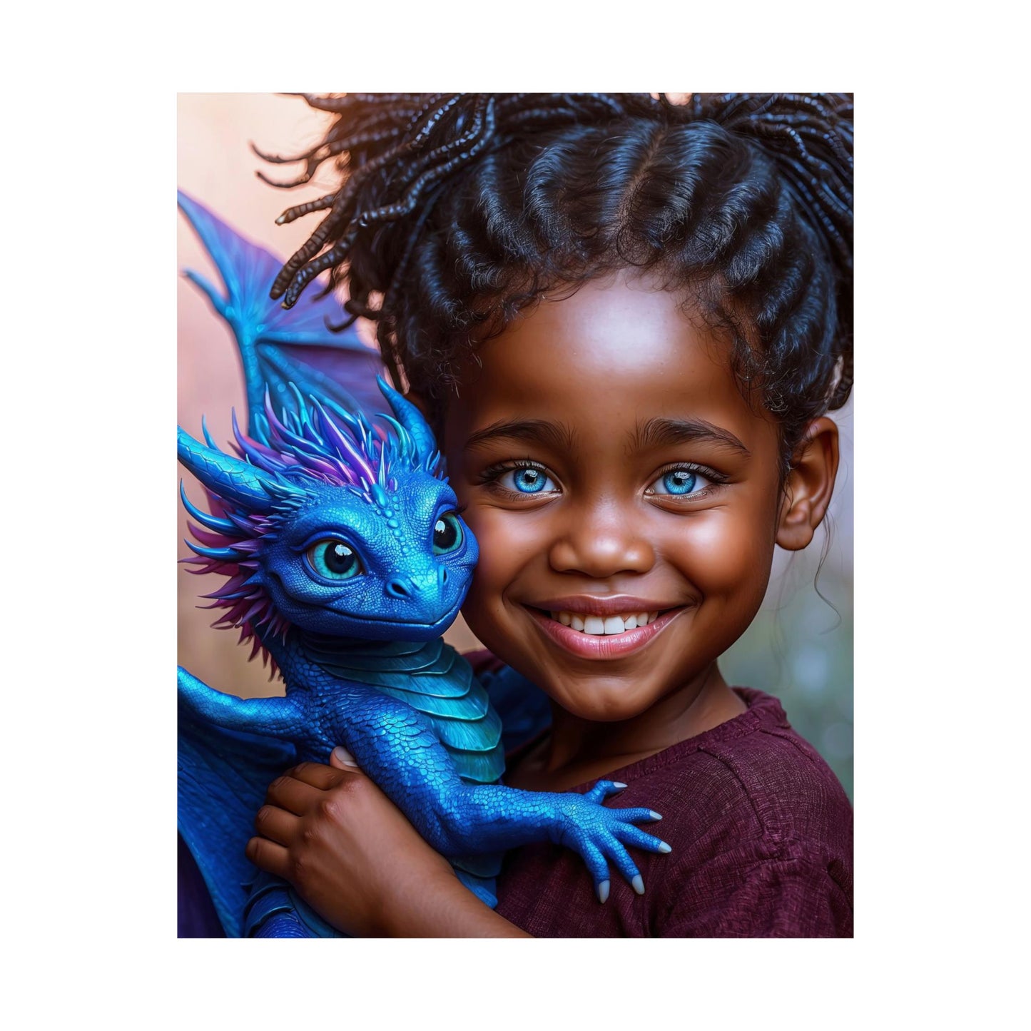 Whispers of Draconic Bonds Matte Vertical Posters