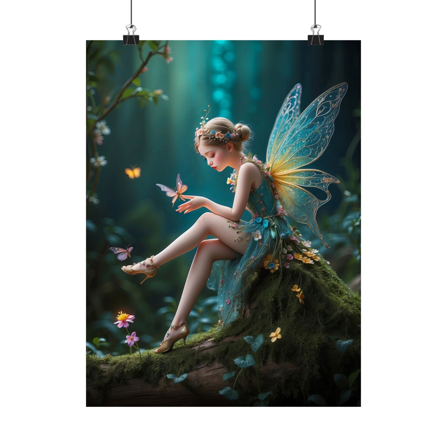 Whispers of the Enchanted Glen Matte Vertical Posters