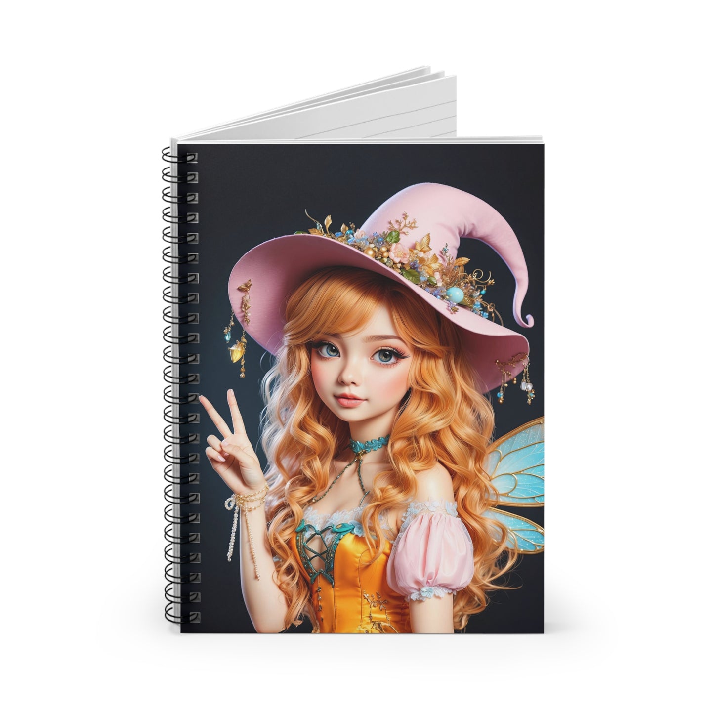 The Peaceful Pixie Spiral Notebook - Ruled Line