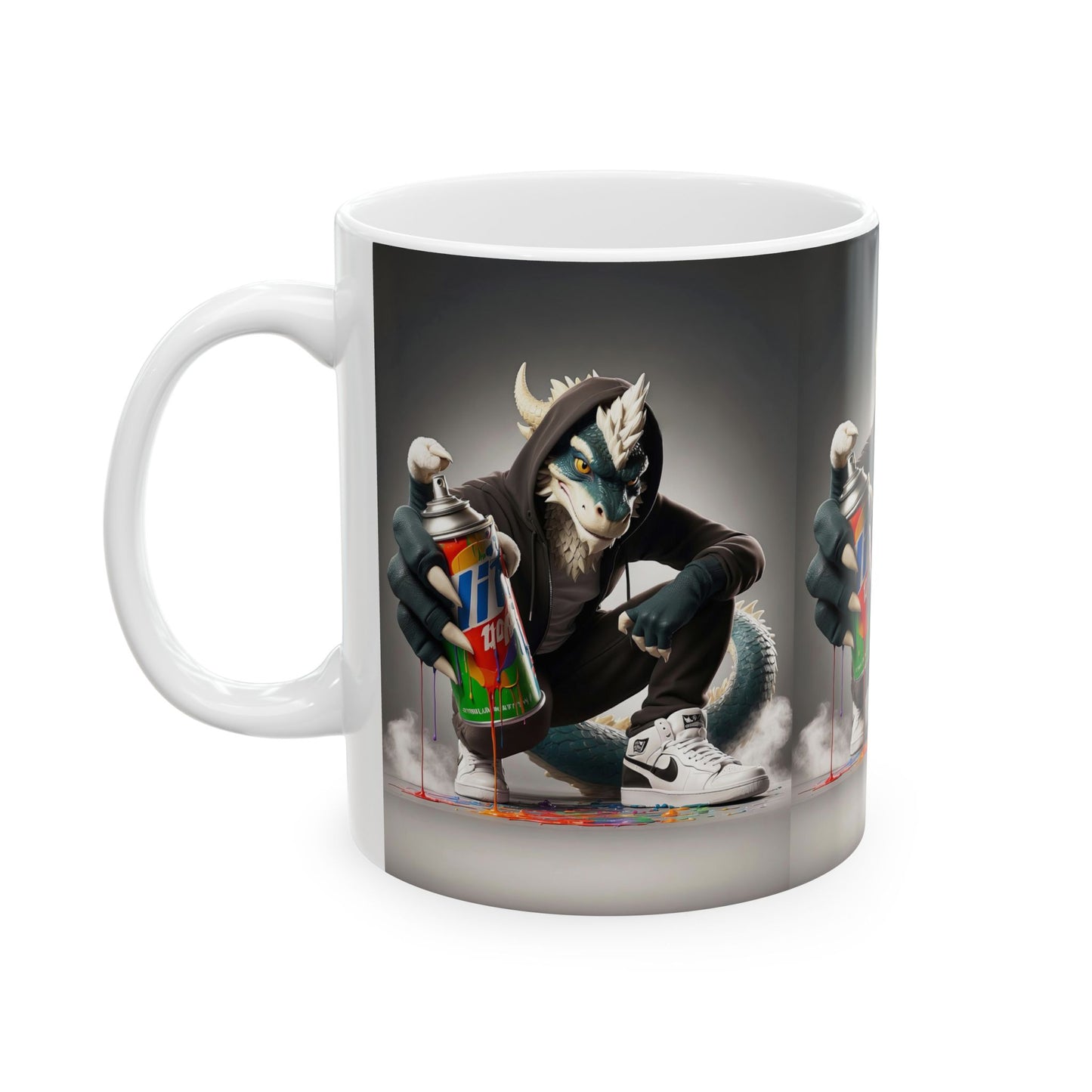 The Dragon's Canvas Ceramic Mug, 11oz