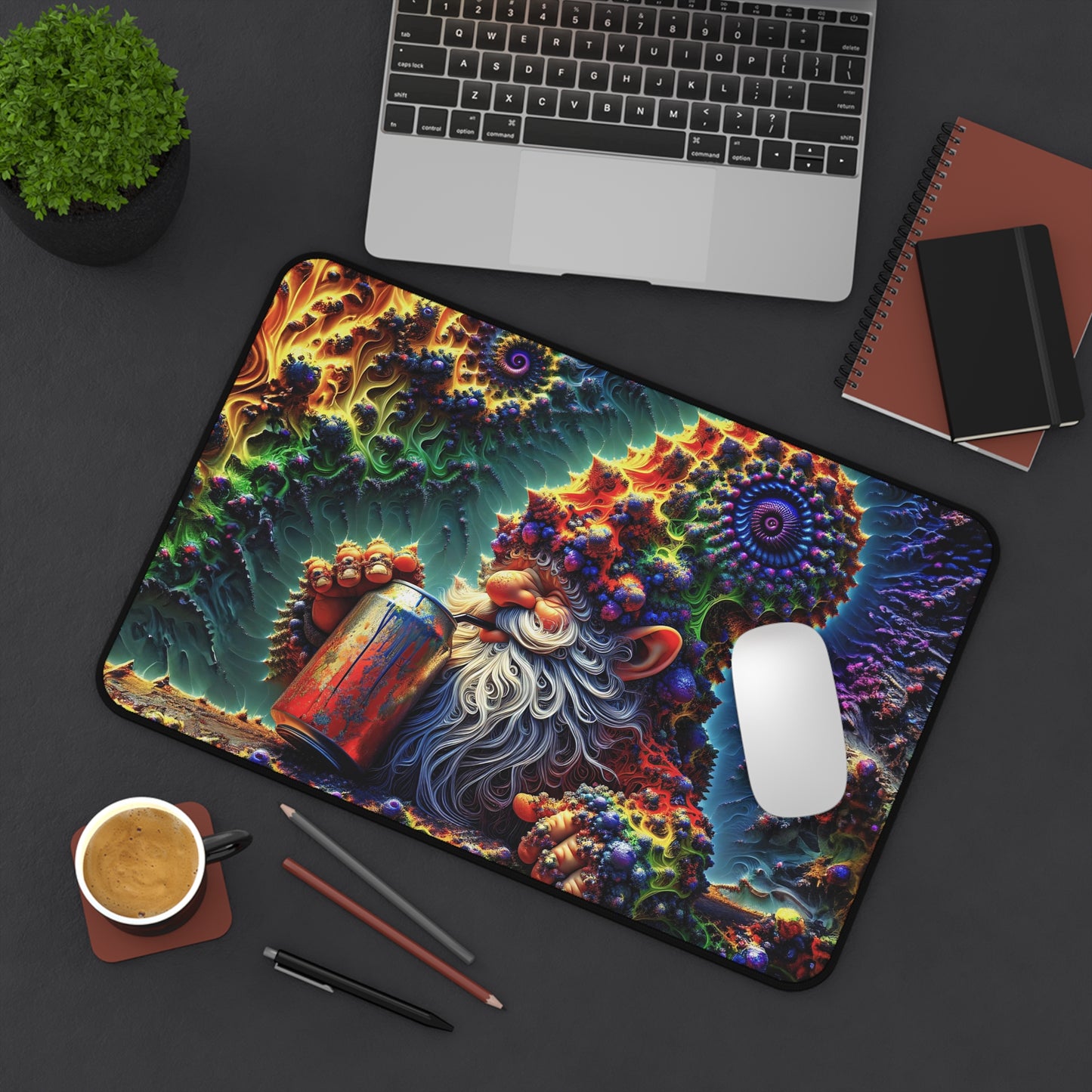 Enchanted Gnome Delight Desk Mat