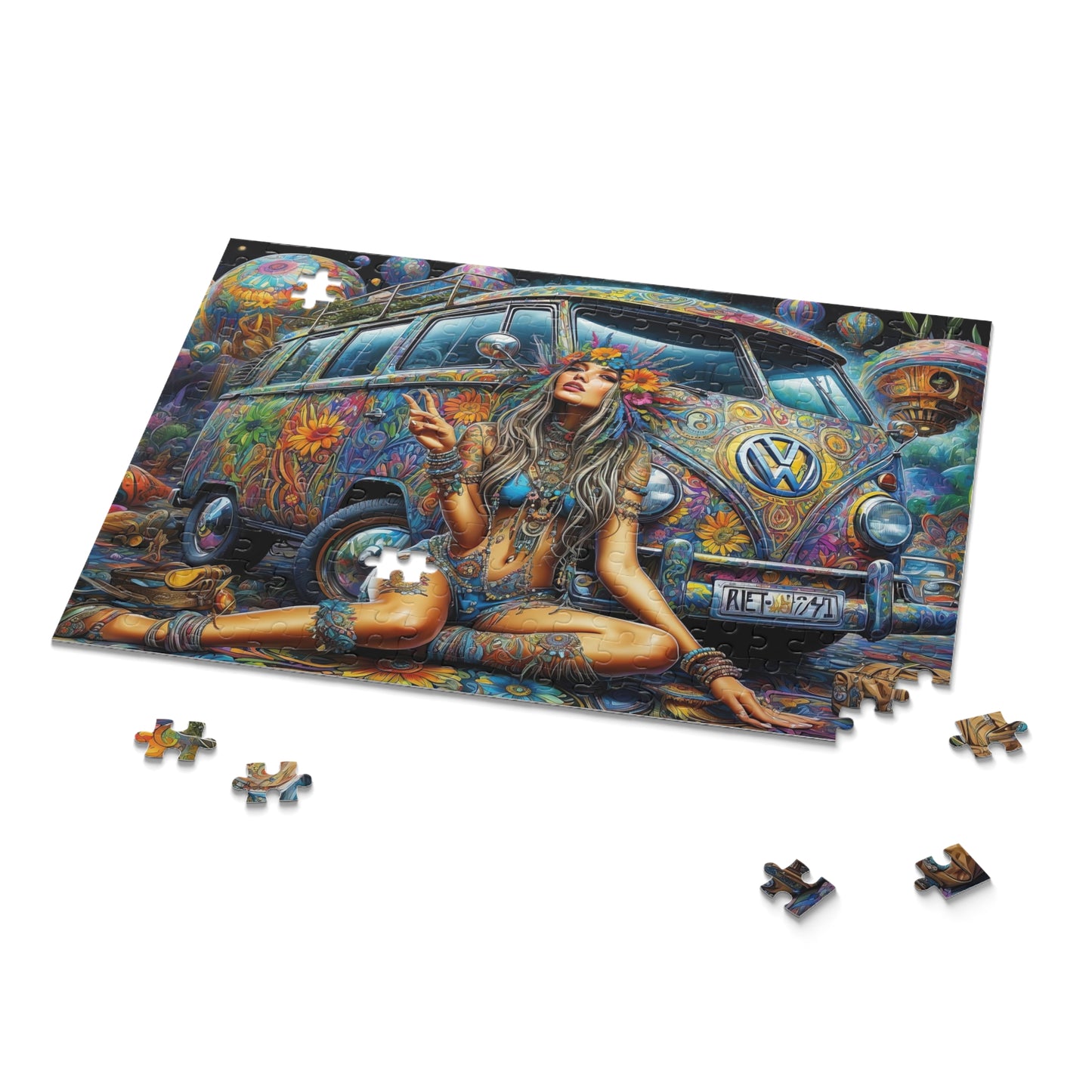 Harmony's Psychedelic Odyssey Puzzle (120, 252, 500-Piece)