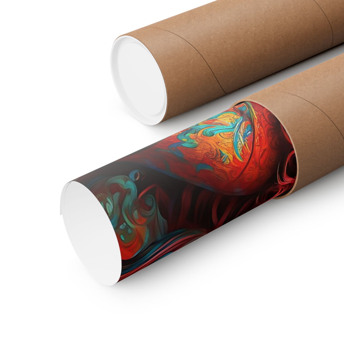 Ephemeral Elegance Dragon's Embrace Matte Horizontal Posters