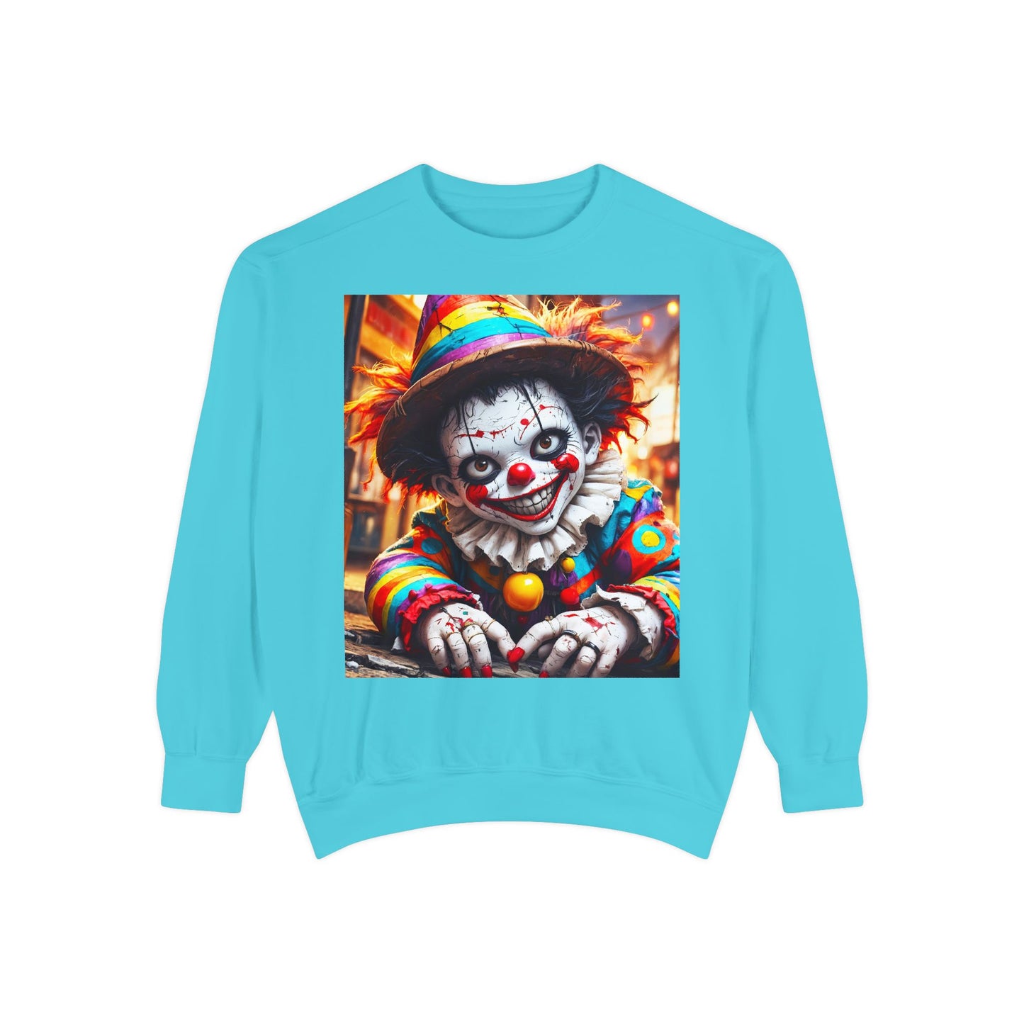 Grim Grins Unisex Garment-Dyed Sweatshirt