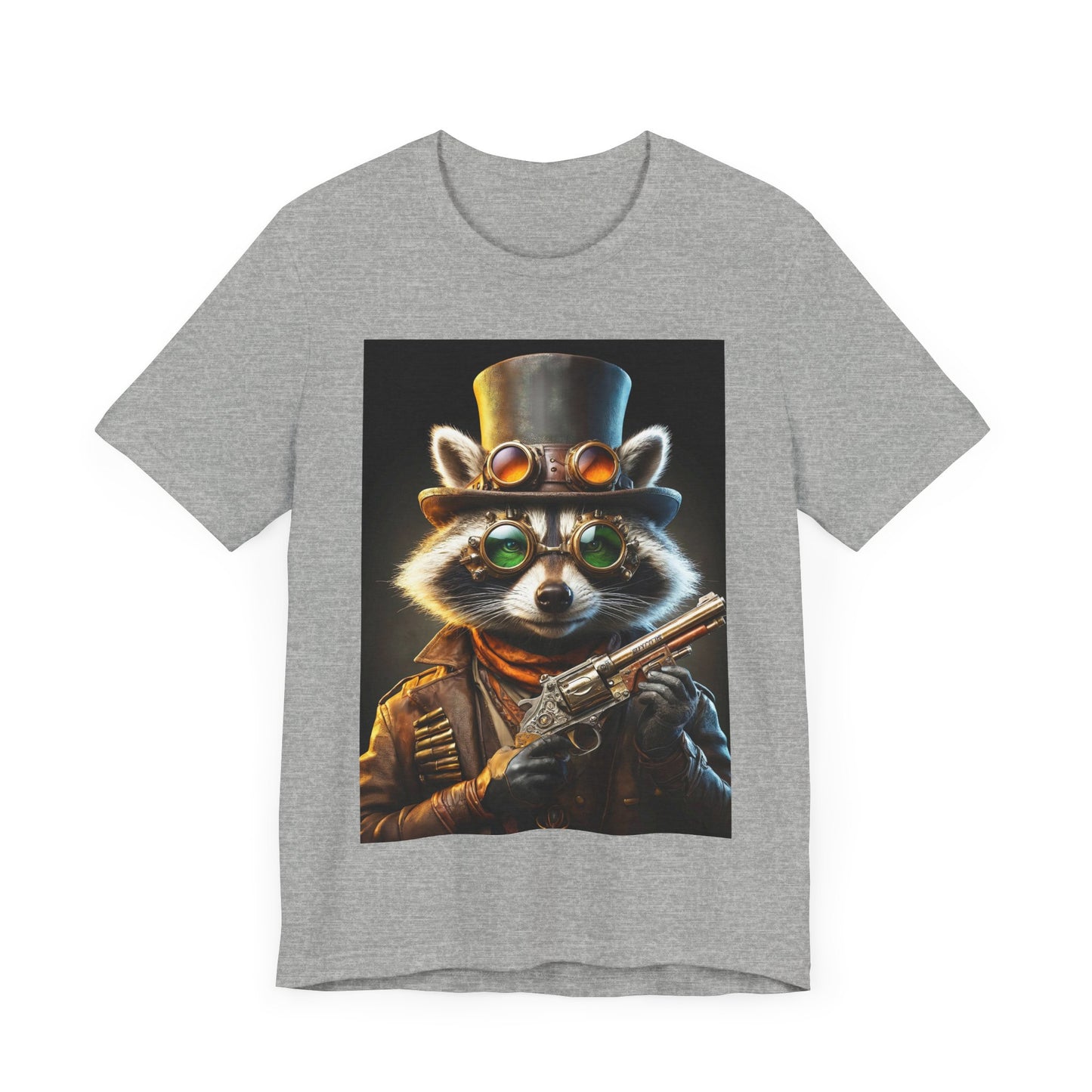 Steam Raccoon Unisex Jersey Short Sleeve Tee