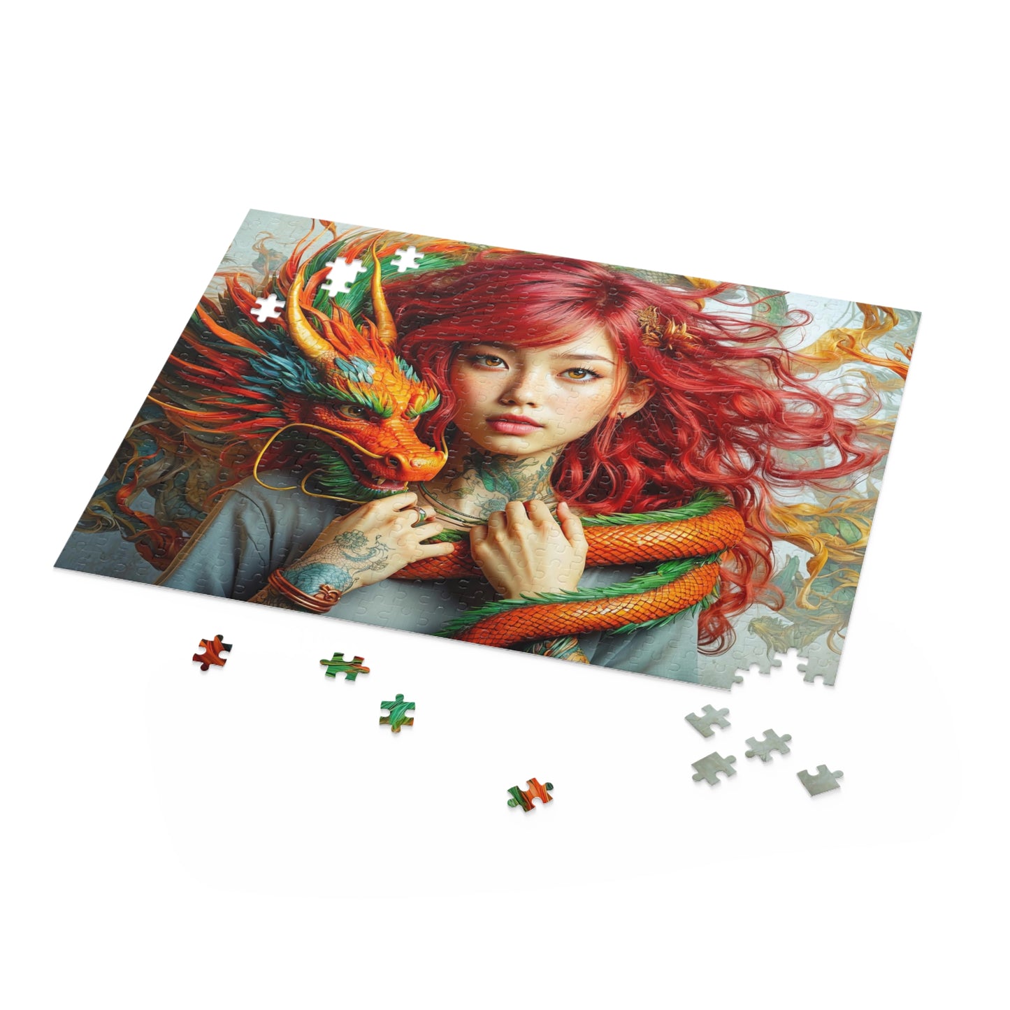 The Dragon's Muse Puzzle (120, 252, 500-Piece)