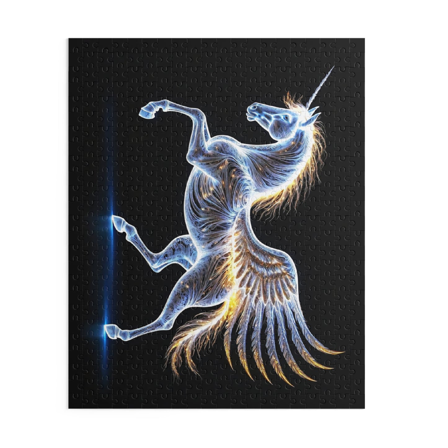 Ethereal Threads Celestial Pegasus Jigsaw Puzzle - Choose Your Challenge (120, 252, 500 Pieces)