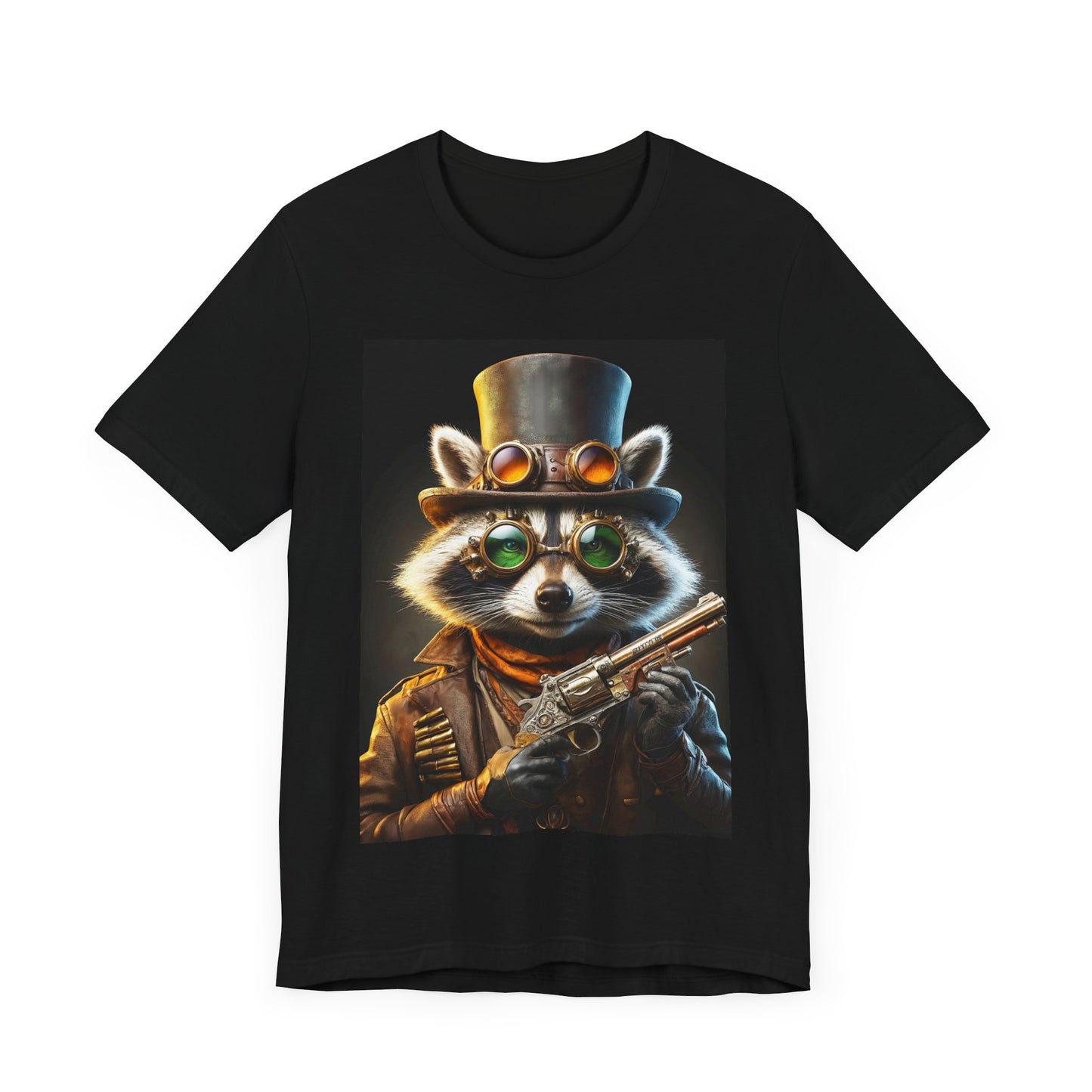 Steam Raccoon Unisex Jersey Short Sleeve Tee