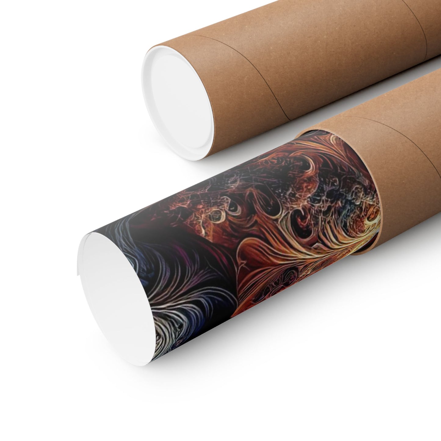 Pyrothrax's Ascension: A Majestic Fantasy Art Matte Vertical Posters