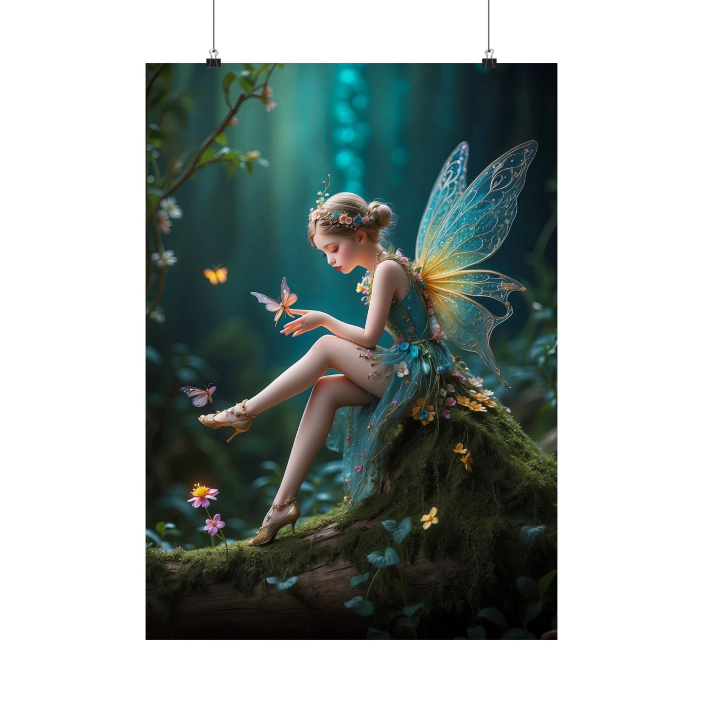 Whispers of the Enchanted Glen Matte Vertical Posters