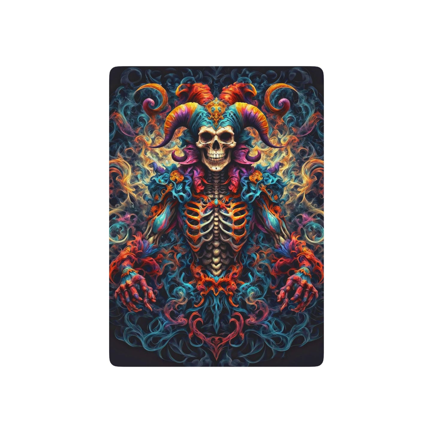 Deck of Shadows: Dark Jester's Mandala Custom Poker Cards