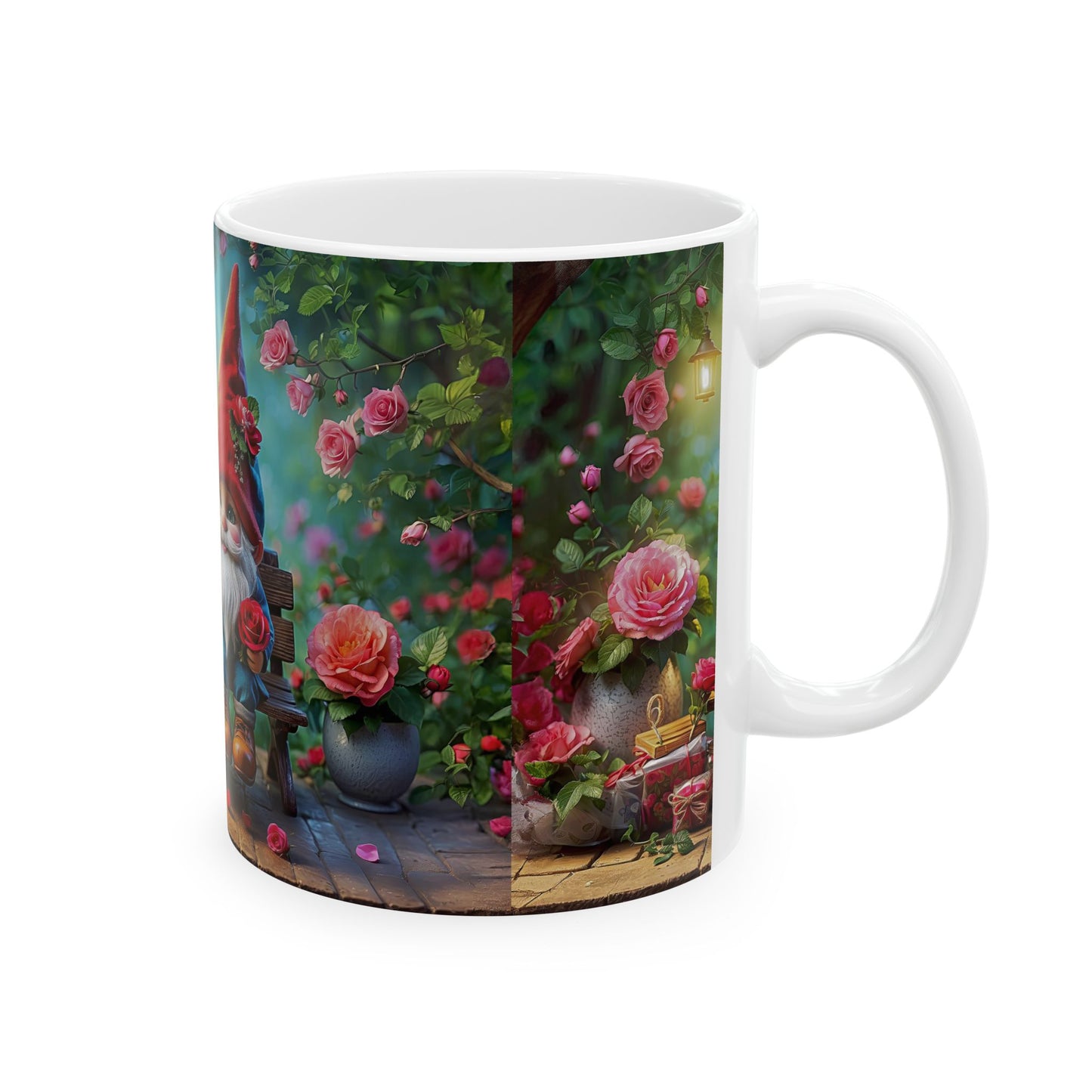 Sip Magic from a Whimsical Garden Ceramic Mug 11oz