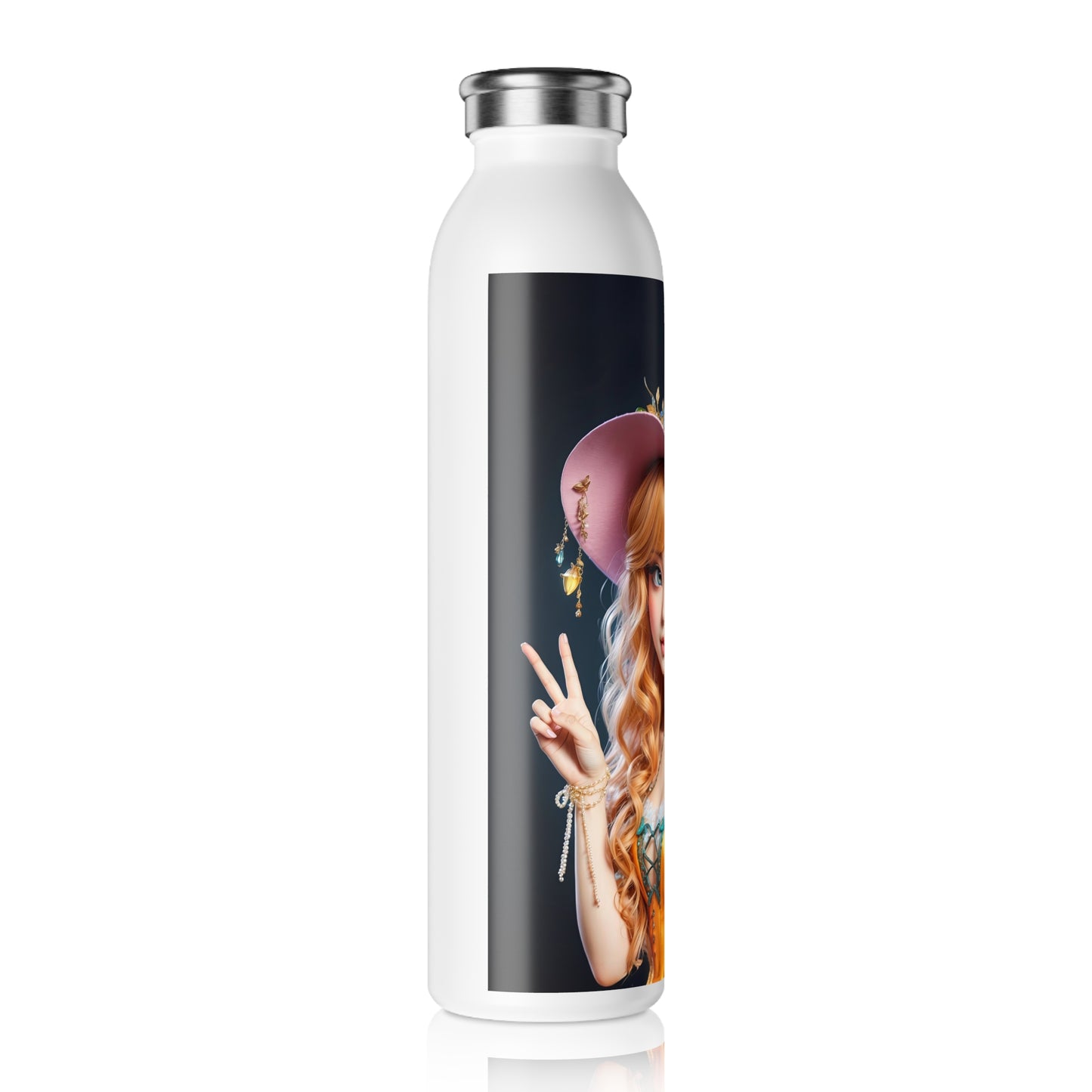 The Peaceful Pixie Slim Water Bottle