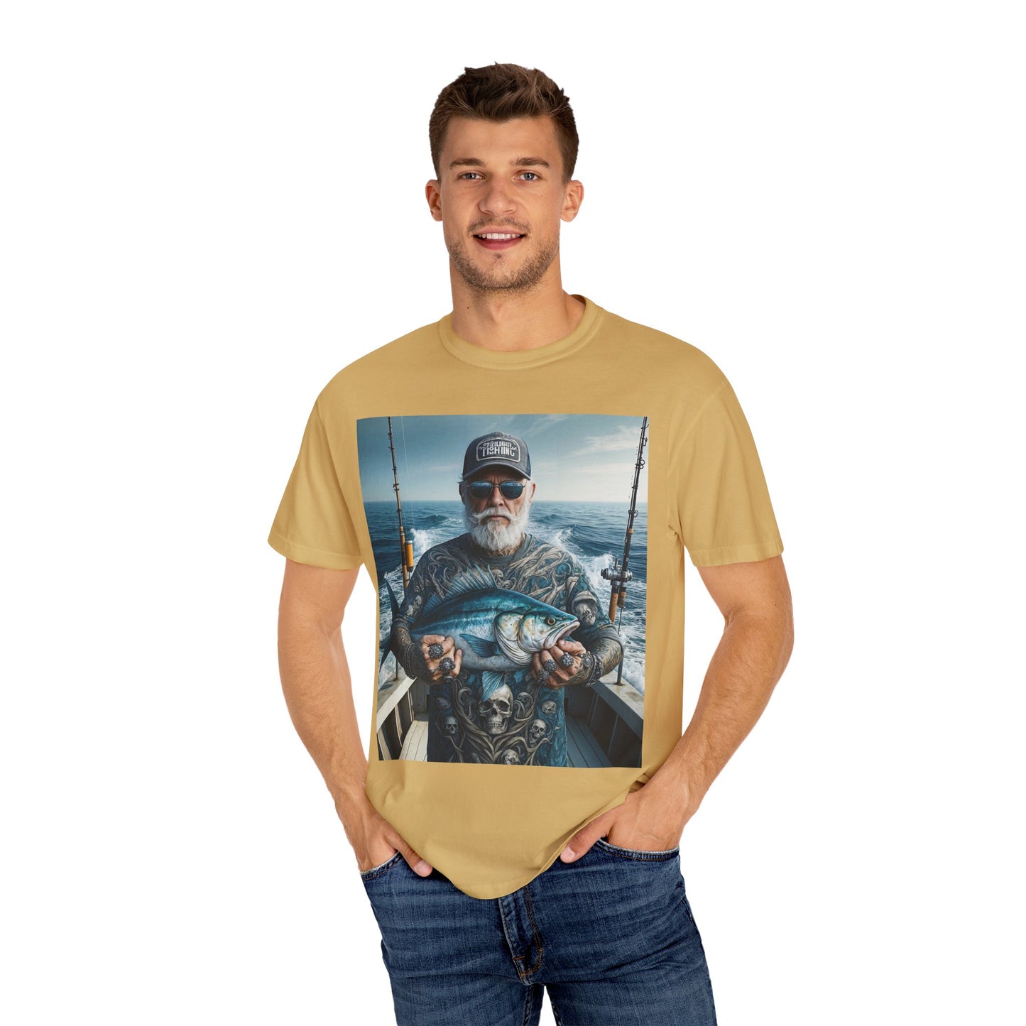 Unisex Garment-Dyed T-shirt: Embrace the Spirit of the Sea