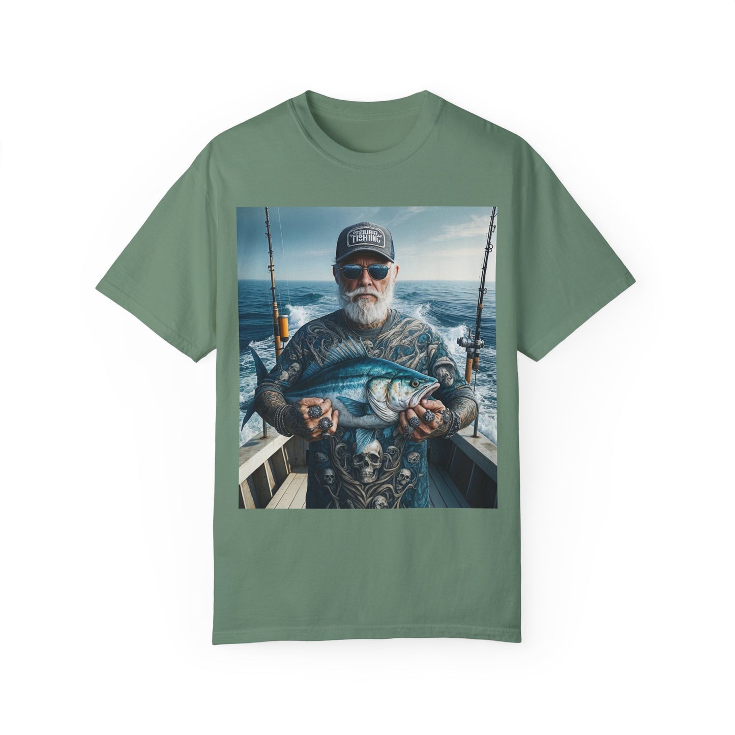 Unisex Garment-Dyed T-shirt: Embrace the Spirit of the Sea