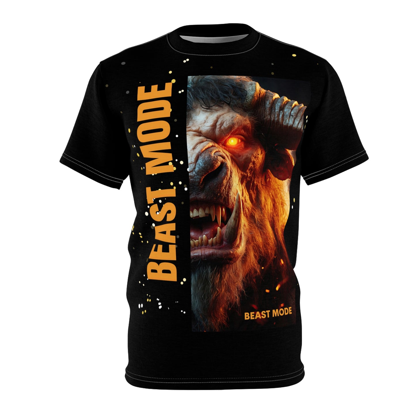 Unisex Cut & Sew Tee (AOP) - Beast Mode