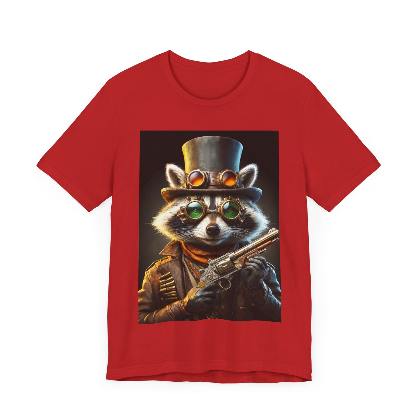 Steam Raccoon Unisex Jersey Short Sleeve Tee