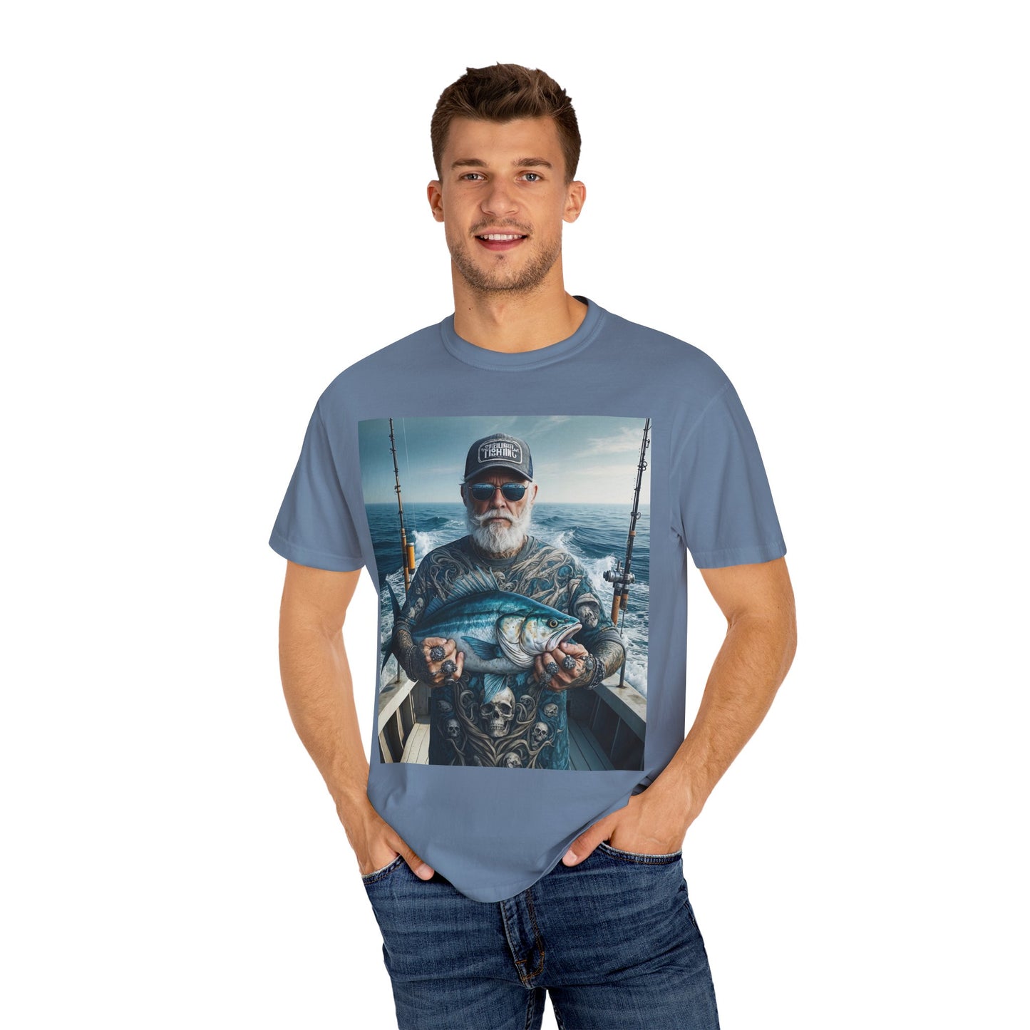 Unisex Garment-Dyed T-shirt: Embrace the Spirit of the Sea