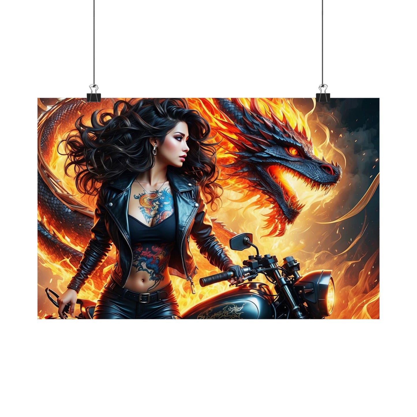 Flames of Destiny Matte Horizontal Posters