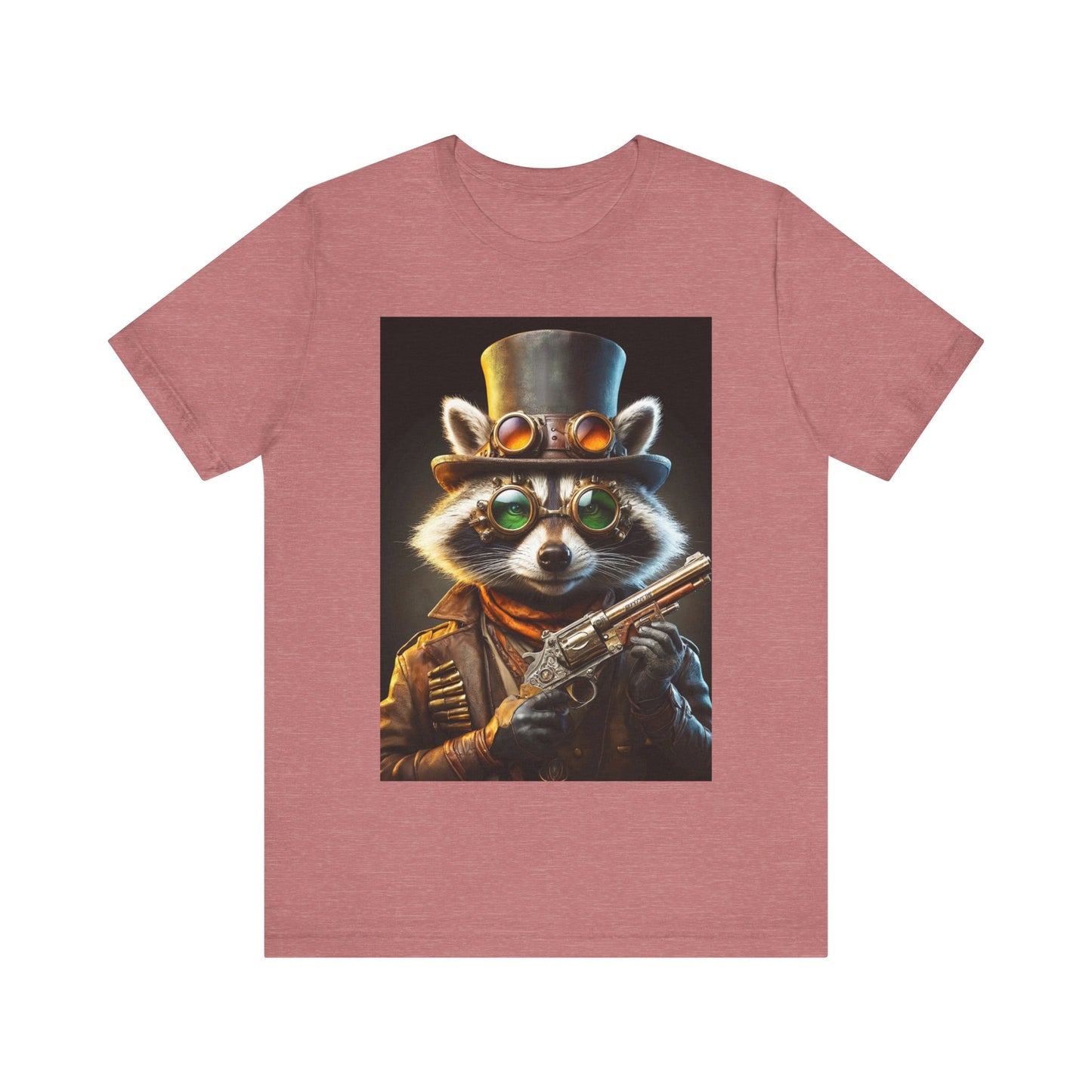 Steam Raccoon Unisex Jersey Short Sleeve Tee