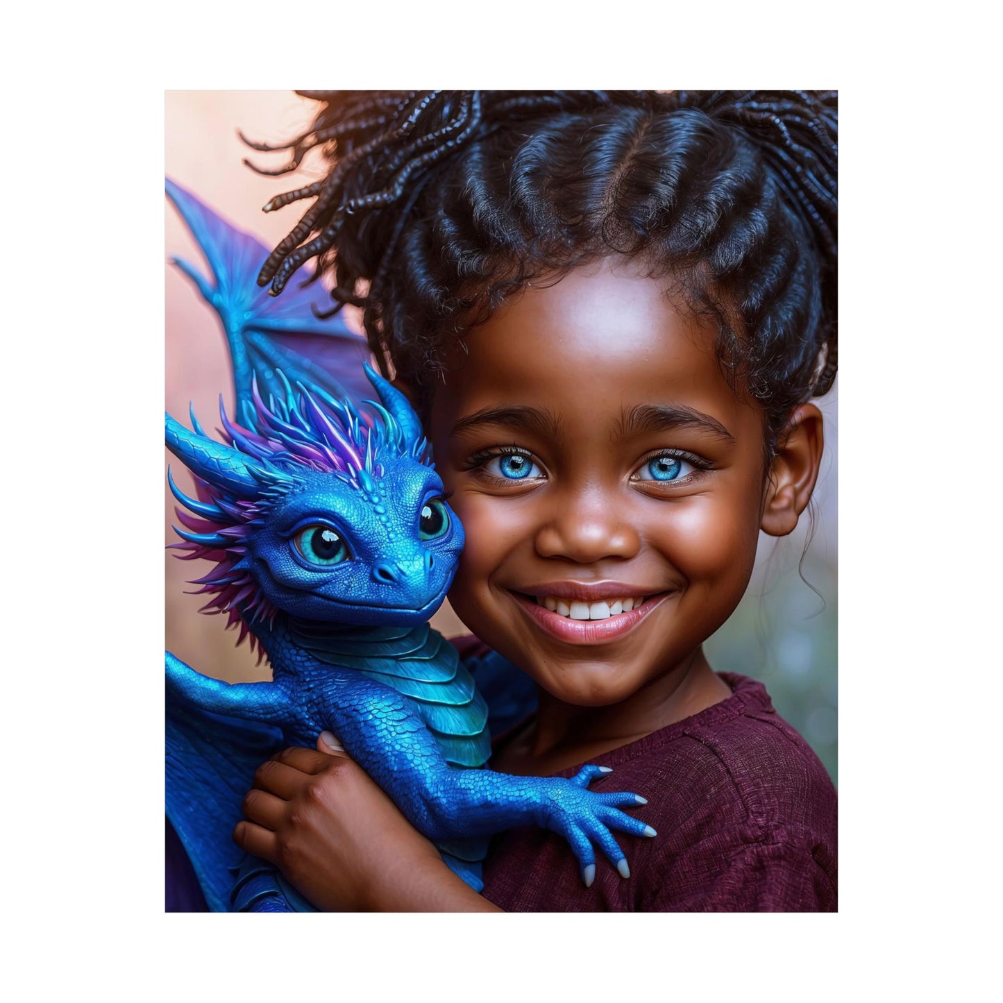 Whispers of Draconic Bonds Matte Vertical Posters