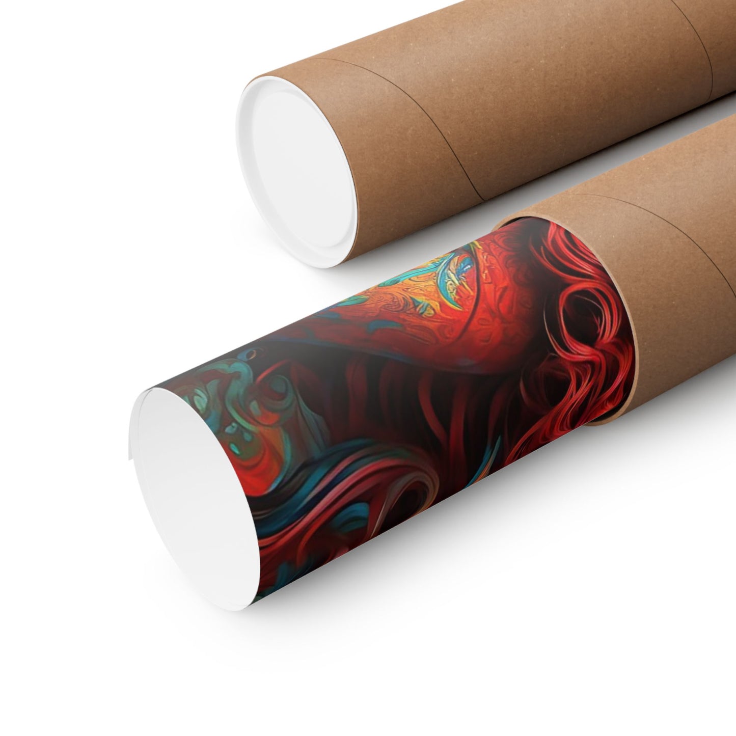 Ephemeral Elegance Dragon's Embrace Matte Horizontal Posters