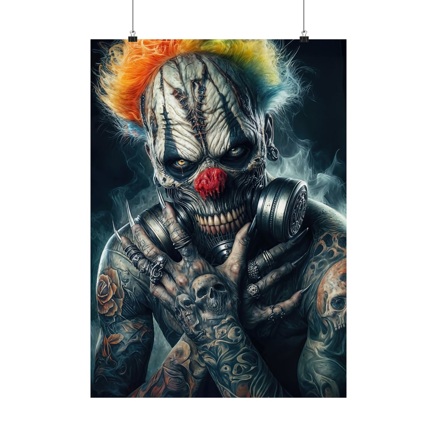 The Jester of Ruin Matte Vertical Posters