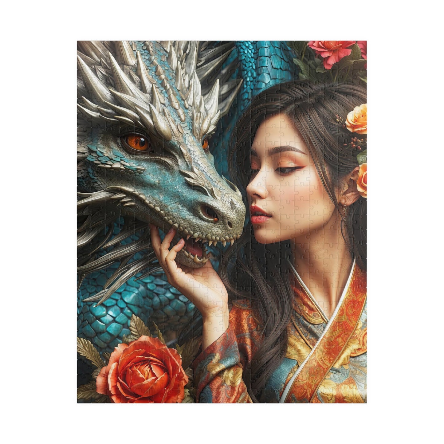 Dragon's Embrace Puzzle (110, 252, 520, 1014-piece)