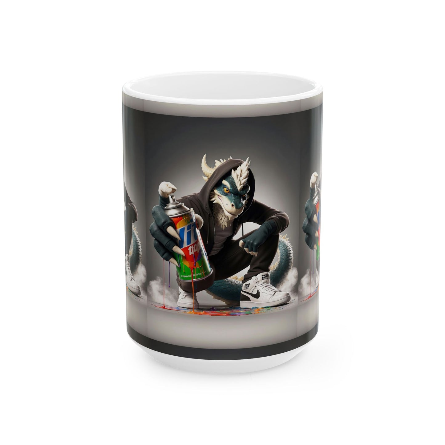 The Dragon's Canvas Ceramic Mug, 11oz