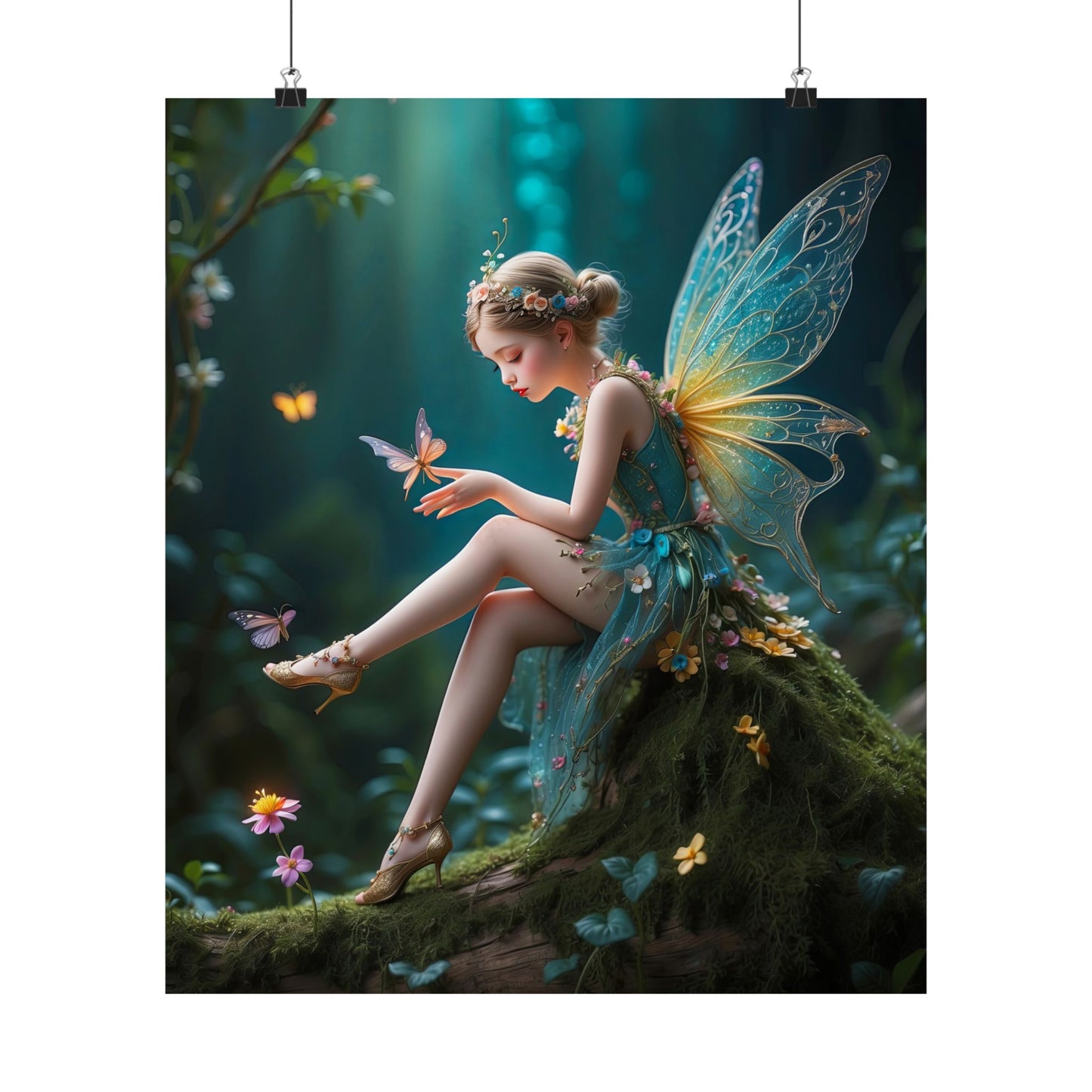 Whispers of the Enchanted Glen Matte Vertical Posters