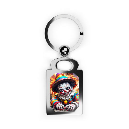 Grim Grins Rectangle Photo Keyring