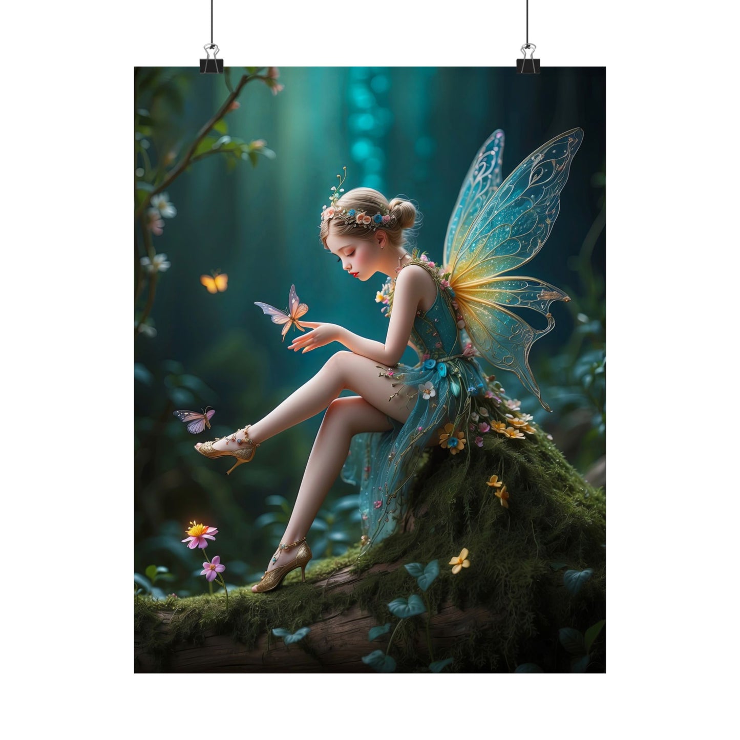 Whispers of the Enchanted Glen Matte Vertical Posters