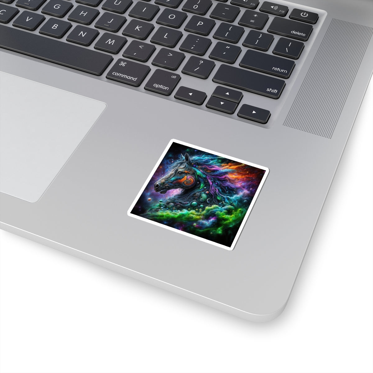 Unleash the Magic of the Cosmos with Celestial Stallion Kiss-Cut Stickers