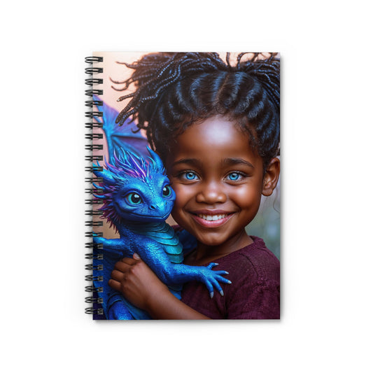 Whispers of Draconic Bonds Spiral Notebook - Ruled Line