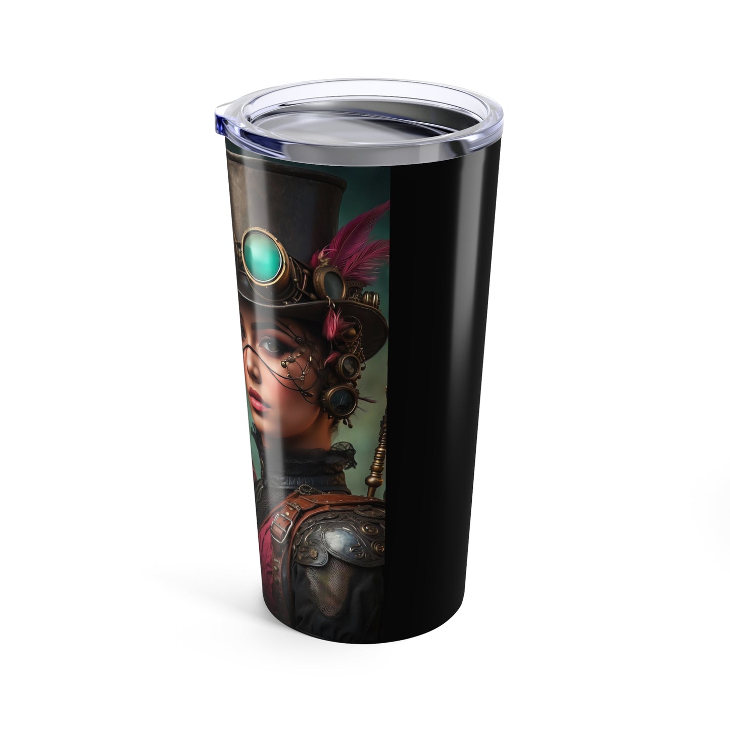 Steampunk Flamingo Elegance Tumbler 20oz