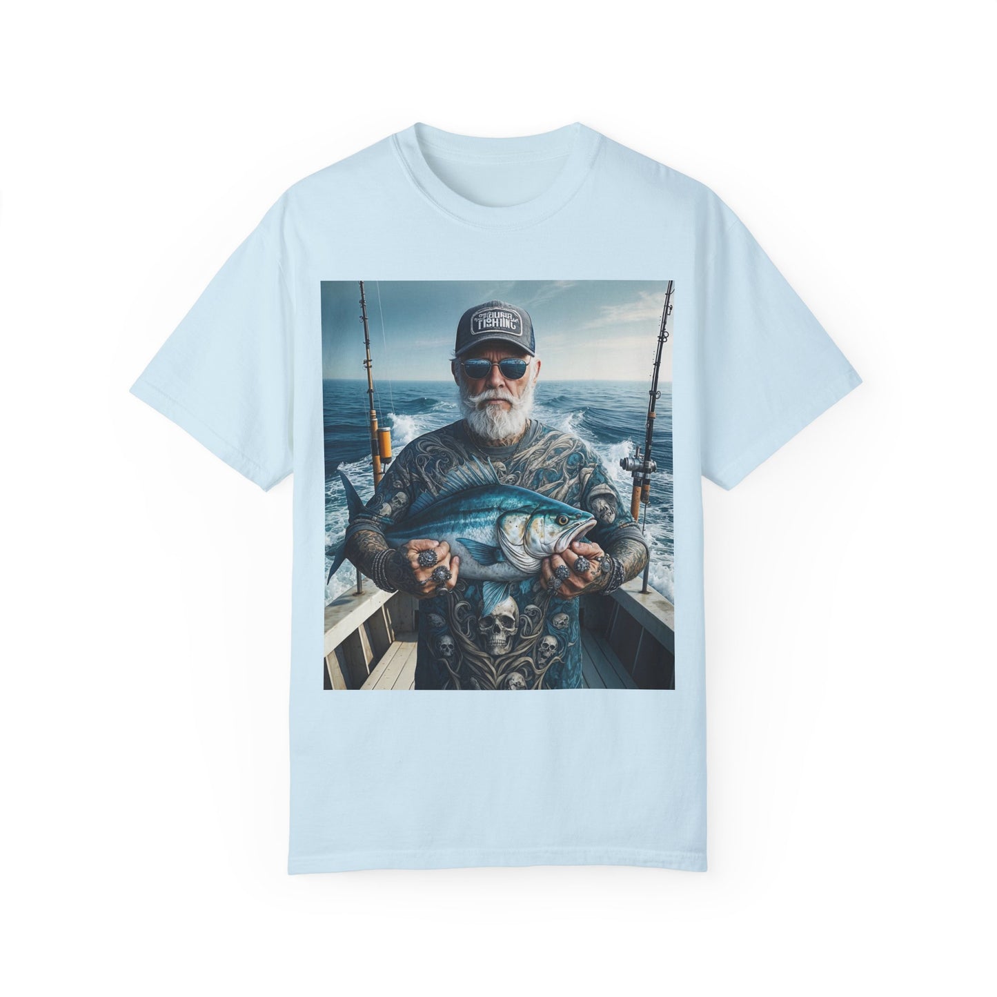 Unisex Garment-Dyed T-shirt: Embrace the Spirit of the Sea